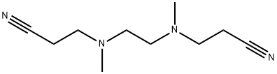 3-[2-(2-cyanoethyl-methyl-amino)ethyl-methyl-amino]propanenitrile Struktur