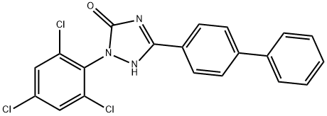 5-([1,1-BIPHENYL]-4-YL)-2-(2,4,6-TRICHLOROPHENYL)-1H-1,2,4-TRIAZOL-3(2H)-ONE|