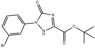 1000577-37-6 TERT-BUTYL 1-(3-BROMOPHENYL)-5-OXO-2,5-DIHYDRO-1H-1,2,4-TRIAZOLE-3-CARBOXYLATE