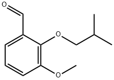 2-isobutoxy-3-methoxybenzaldehyde Structure