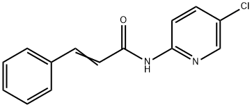 (E)-N-(5-chloropyridin-2-yl)-3-phenylprop-2-enamide,100622-76-2,结构式