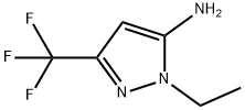1-Ethyl-3-(trifluoromethyl)-1H-pyrazol-5-amine Struktur