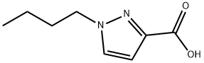 1-Butyl-1H-pyrazole-3-carboxylic acid Struktur