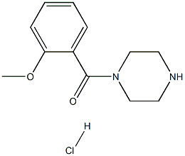 (2-METHOXYPHENYL)(PIPERAZIN-1-YL)METHANONE HCL Structure