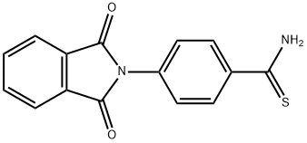 4-(1,3-dioxo-2,3-dihydro-1H-isoindol-2-yl)benzene-1-carbothioamide 结构式