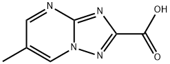 6-甲基-[1,2,4]三唑并[1,5-A]嘧啶-2-羧酸 结构式
