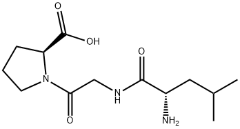 L-Proline, L-leucylglycyl- 化学構造式