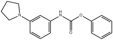 phenyl N-(3-pyrrolidin-1-ylphenyl)carbamate Structure