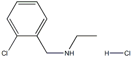 N-(2-chlorobenzyl)ethanamine hydrochloride Structure