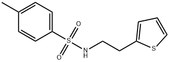 4-methyl-N-[2-(thiophen-2-yl)ethyl]benzene-1-sulfonamide, 102996-95-2, 结构式