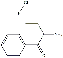 2-amino-1-phenylbutan-1-one hydrochloride Structure
