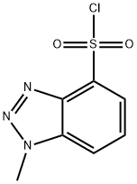 1-Methyl-1H-benzotriazole-4-sulfonyl chloride 结构式