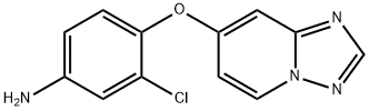 4-([1,2,4]triazolo[1,5-a]pyridin-7-yloxy)-3-chloroaniline Structure