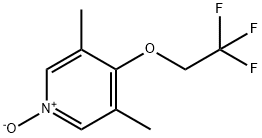 3,5-dimethyl-4-(2,2,2-trifluoroethoxy)-pyridine N-oxide Structure
