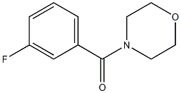 (3-fluorophenyl)-morpholin-4-ylmethanone 结构式