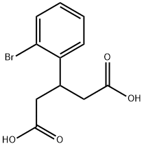 3-O-BROMOPHENYLPENTANEDIOIC ACID Structure