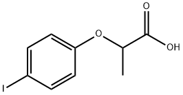 Propanoic acid, 2-(4-iodophenoxy)- Struktur