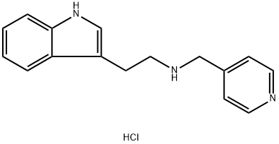 [2-(1H-indol-3-yl)ethyl][(pyridin-4-yl)methyl]amine hydrochloride, 1049803-05-5, 结构式