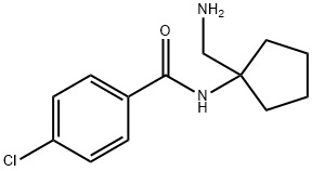 N-(1-(Aminomethyl)cyclopentyl)-4-chlorobenzamide,1049977-03-8,结构式