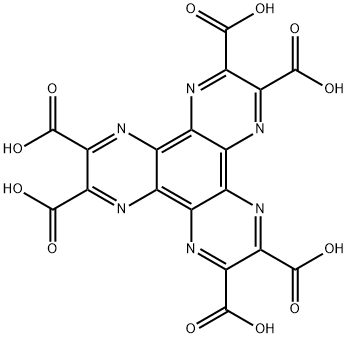 1,4,5,8,9,12-hexaazatriphenylenehexacarboxylic acid Structure