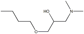 2-Propanol,1-butoxy-3-(dimethylamino)- 结构式