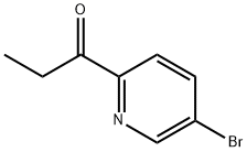 1-(5-BROMOPYRIDIN-2-YL)PROPAN-1-ONE 化学構造式