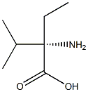 (S)-2-amino-2-ethyl-3-methylbutanoic acid Structure