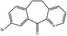 9-BROMO-5H-BENZO[5,6]CYCLOHEPTA[1,2-B]PYRIDIN-11(6H)-ONE Struktur