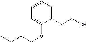 2-N-ブトキシフェネチルアルコール 化学構造式