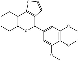 1071586-05-4 4-(3,4,5-trimethoxyphenyl)-5a,6,7,8,9,9a-hexahydro-4H-thieno[3,2-c]chromene