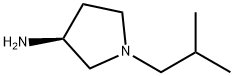 (S)-1-Isobutylpyrrolidin-3-amine Struktur