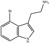 2-(4-bromo-1H-indol-3-yl)ethanamine Struktur