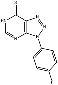 3-(4-fluorophenyl)-3H-[1,2,3]triazolo[4,5-d]pyrimidine-7-thiol Structure