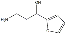 3-amino-1-(furan-2-yl)propan-1-ol Structure