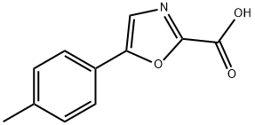 5-p-Tolyl-oxazole-2-carboxylic acid Struktur