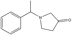 1-(1-phenylethyl)pyrrolidin-3-one Structure