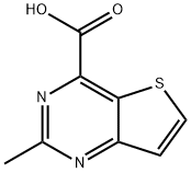 2-METHYLTHIENO[3,2-D]PYRIMIDINE-4-CARBOXYLIC ACID,1086399-01-0,结构式