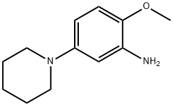 2-methoxy-5-(piperidin-1-yl)aniline 化学構造式