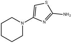 4-piperidin-1-yl-1,3-thiazol-2-amine,1092289-19-4,结构式