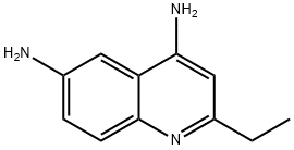 2-乙基喹啉-4,6-二胺 结构式