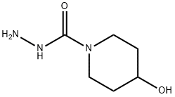 4-Hydroxypiperidine-1-carbohydrazide Struktur