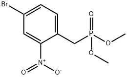 Dimethyl 4-Bromo-2-nitrobenzylphosphonate 化学構造式