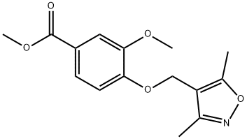 1095993-57-9 4-(3,5-Dimethyl-isoxazol-4-ylmethoxy)-3-methoxy-benzoic acid methyl ester