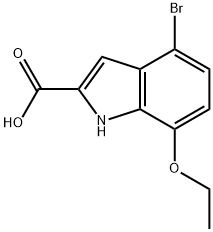 4-Bromo-7-ethoxy-1h-indole-2-carboxylic acid Structure