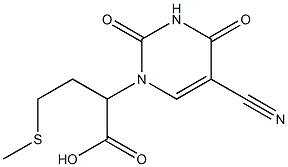 110181-96-9 2-(5-Cyano-2,4-dioxo-3,4-dihydro-2H-pyrimidin-1-yl)-4-methylsulfanyl-butyric acid