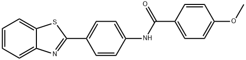 N-[4-(1,3-benzothiazol-2-yl)phenyl]-4-methoxybenzamide|WAY-300323