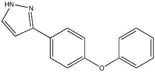 3-(4-苯氧基苯基)-1H-吡唑, 111273-31-5, 结构式