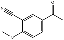 5-乙酰-2-甲氧基苯腈, 113016-89-0, 结构式