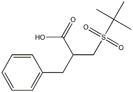 2-benzyl-3-(tert-butylsulfonyl)propanoic acid Structure