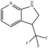 3-(三氟甲基)-2,3-二氢-1H-吡咯[2,3-B]吡啶, 1150618-34-0, 结构式